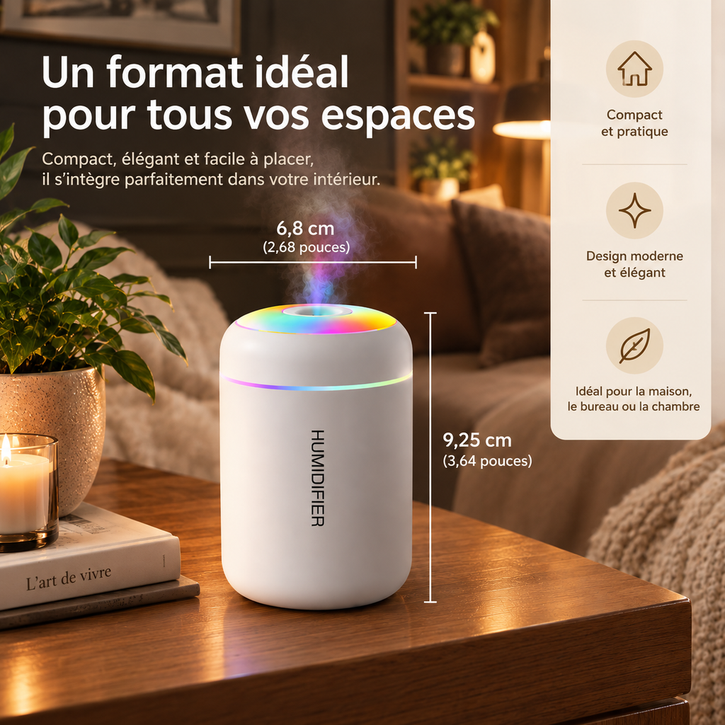 Brumisateur Mini LED